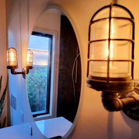Bathroom wall light, modern, industrial, classic