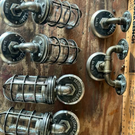 Rustic, accent lighting, modern