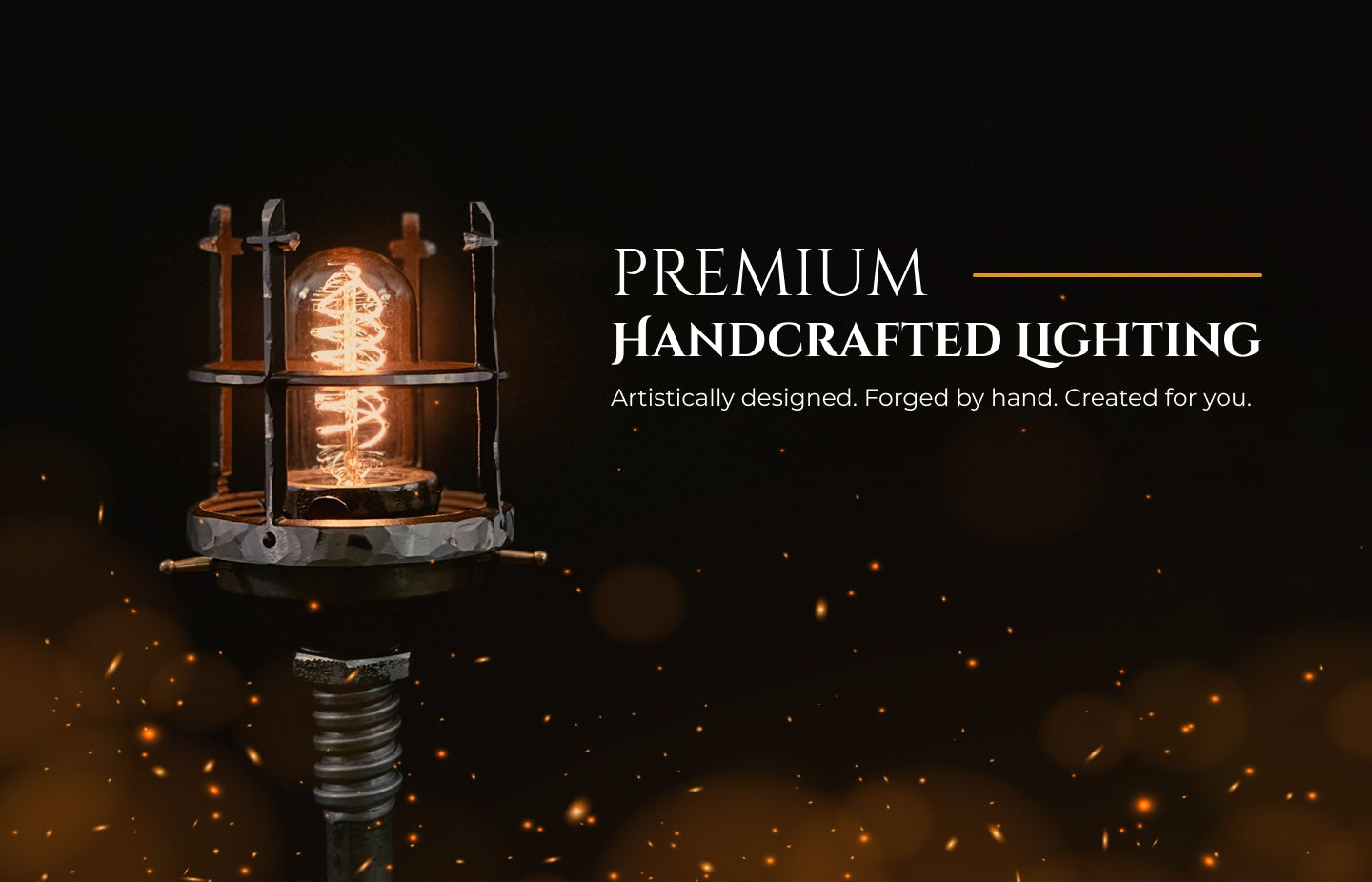 Miller Lights home page premium handcrafted rustic industrial lighting