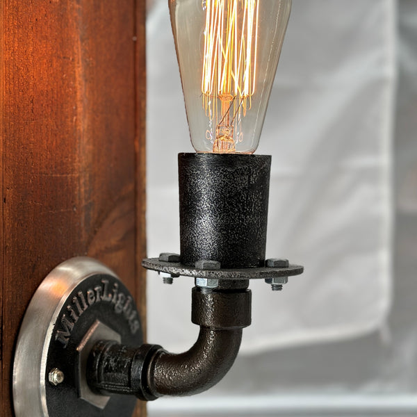 Industrial Candle Single Edison Bulb Sconce - The Chamberlain