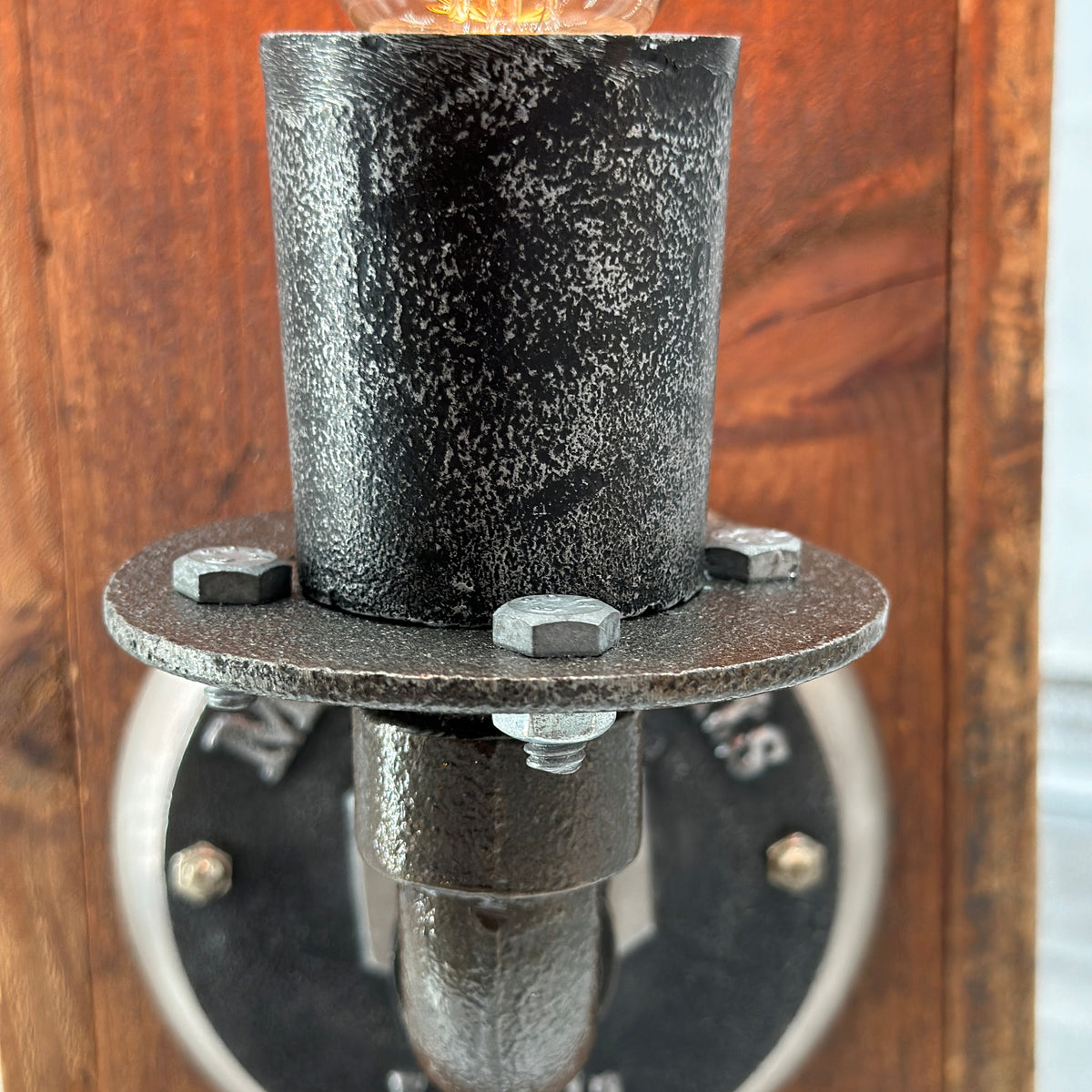 Vintage Industrial Single Wall Sconce -  The Chamberlain