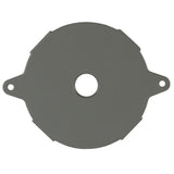 Round Gray Weatherproof Box-Gang metal with Five 1/2 in. Threaded Outlets