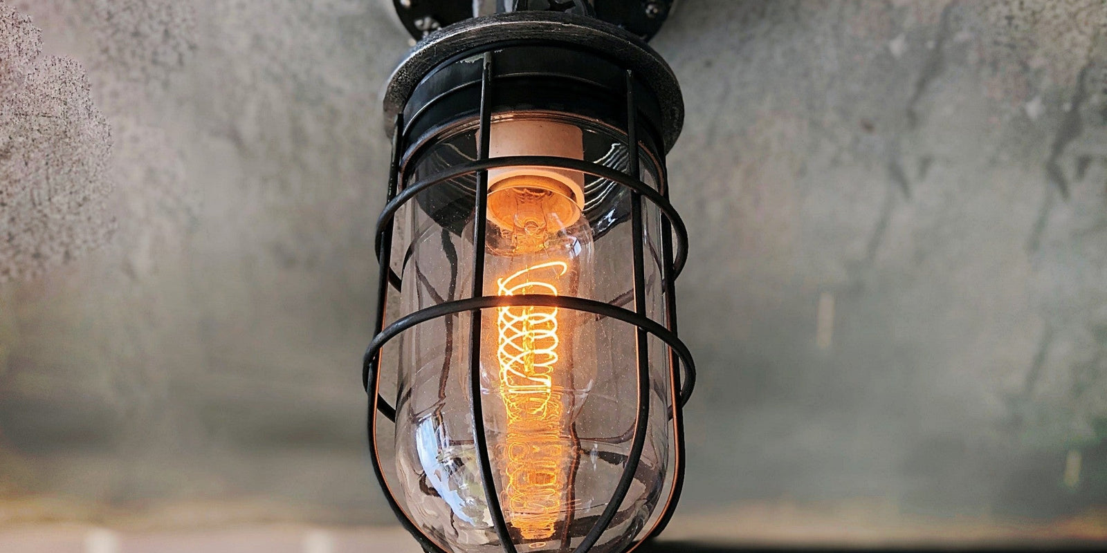 ceiling light cage 