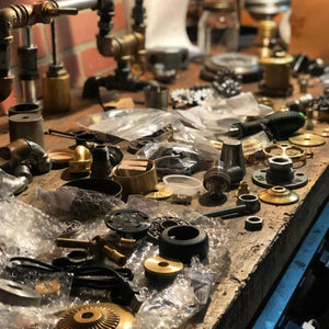 Steampunk Lamp Parts
