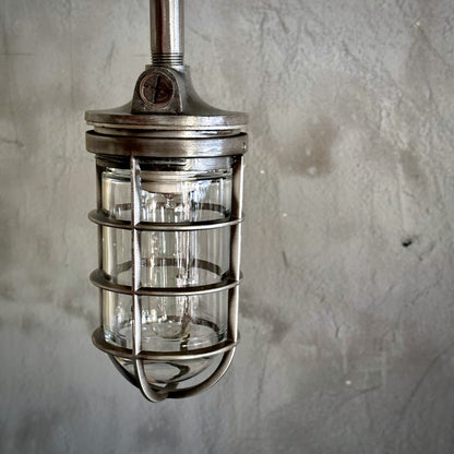Industrial Cage Pendant Light - 'Lancer'
