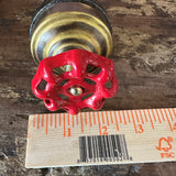 steampunk lamp red faucet handle switch