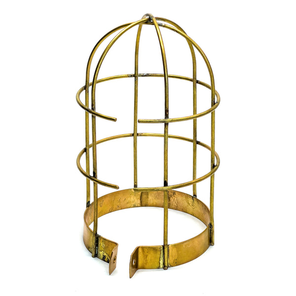 Unfinished Solid Brass Wire Cage – 7"