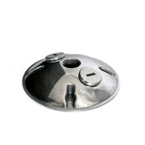 Corrosion-resistant diecast alloy electrical box cover with closure plugs