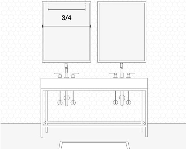 how to install lights over a bathroom mirror 
