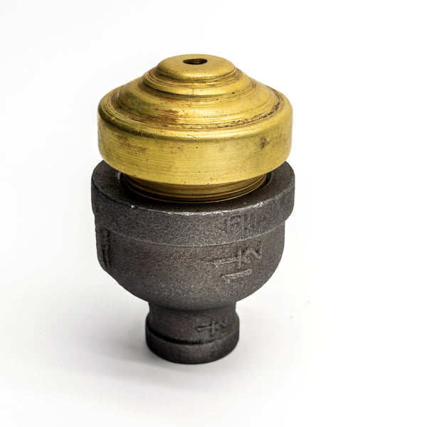 Brass Dome Pipe Cap for DIY Dimmer Switches
