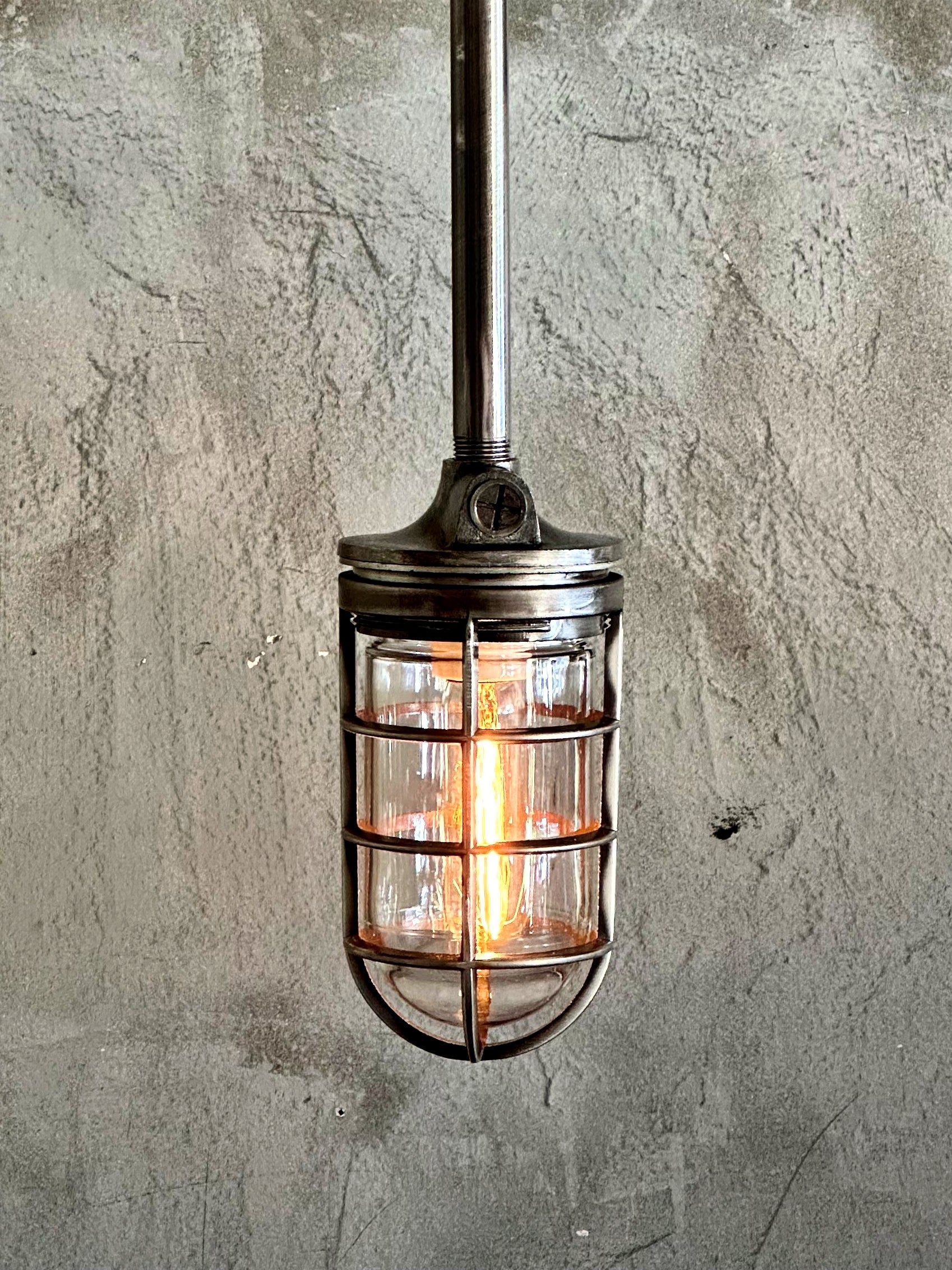 Industrial Pole Pendant Light - The Lancer – MillerLights