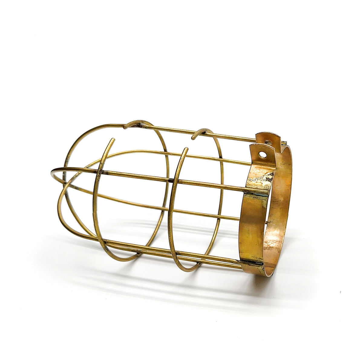 Unfinished Solid Brass Wire Cage – 7"