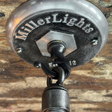 millerlights light canopy with pendant light hanging off a wood ceiling 