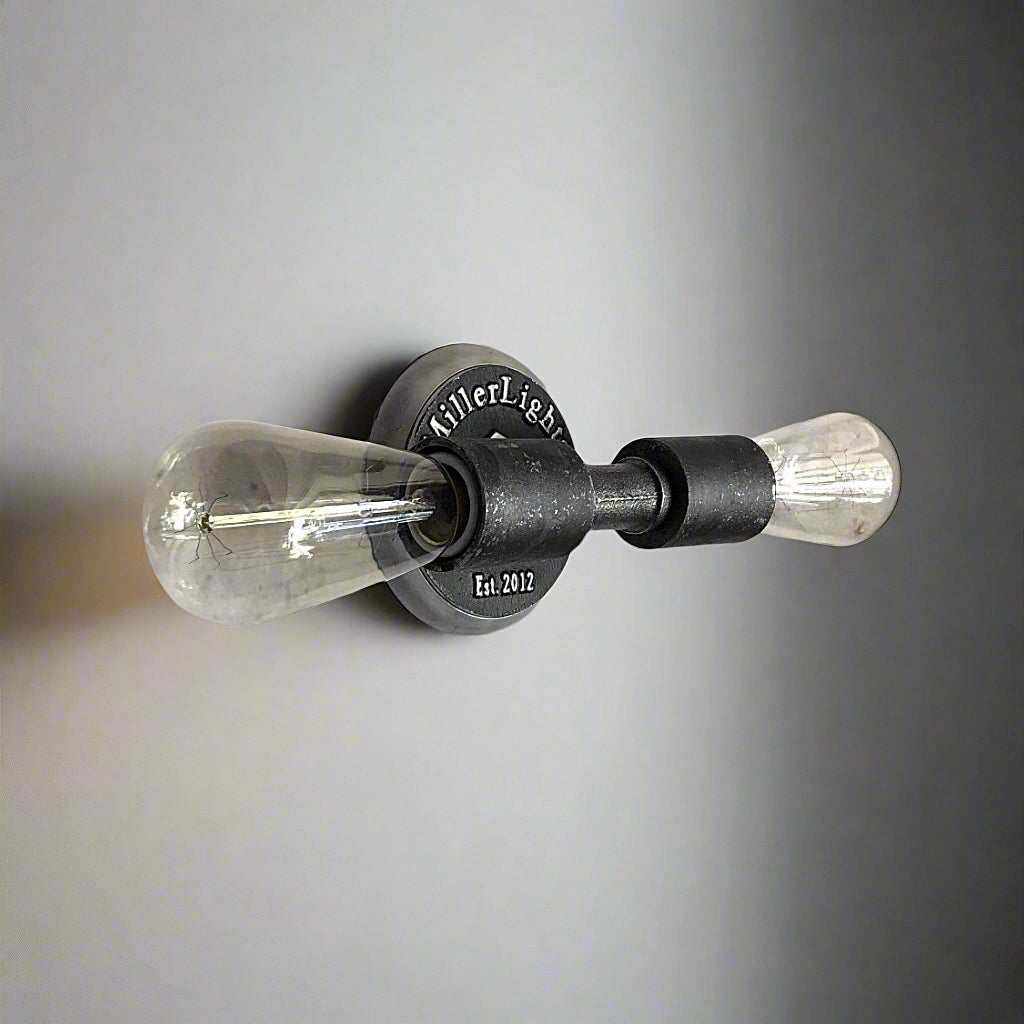 Bare Bulb Minimalist Sconce Industrial Chic Wall Light The