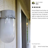 wall mounted light fixture with frosted glass jelly jar