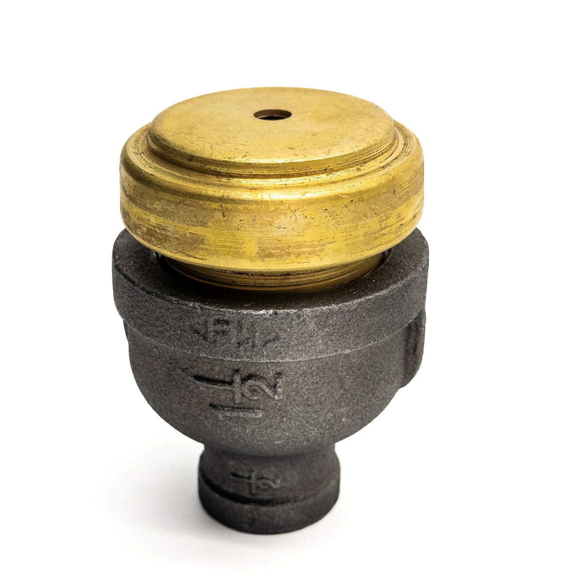 Brass Dome Pipe Cap for DIY Dimmer Switches