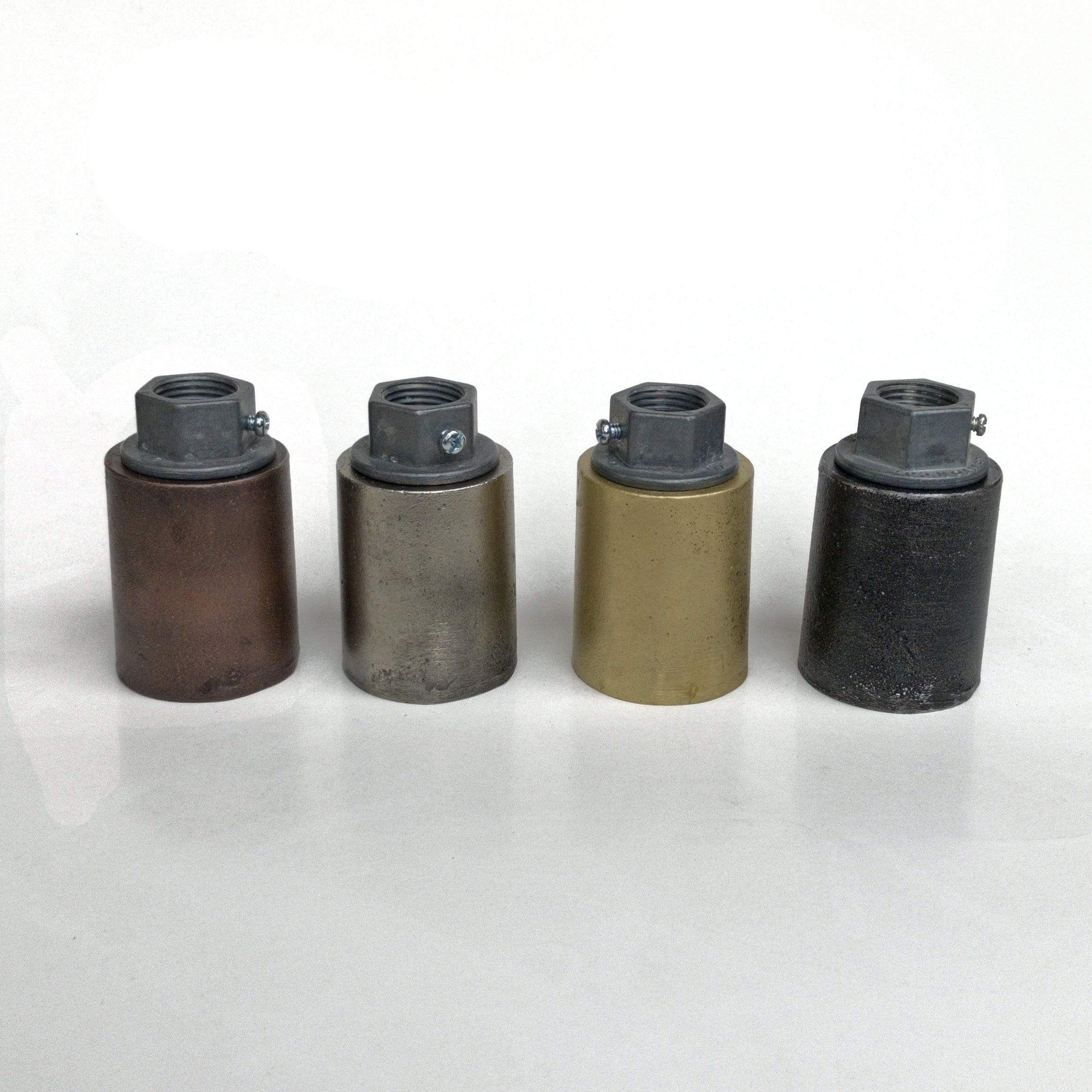 DIY Pipe Light Socket 1/2 in. base cap -  Lamp Parts -  MillerLights