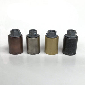 DIY Pipe Light Socket 1/2 in. base cap -  Lamp Parts -  MillerLights