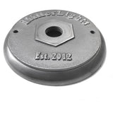 Industrial Wall Mount Backplate, Pipe Flange 1/2