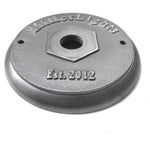 Load image into Gallery viewer, Industrial Wall Mount Backplate, Pipe Flange 1/2&quot; or 3/4&quot; -  MillerLights
