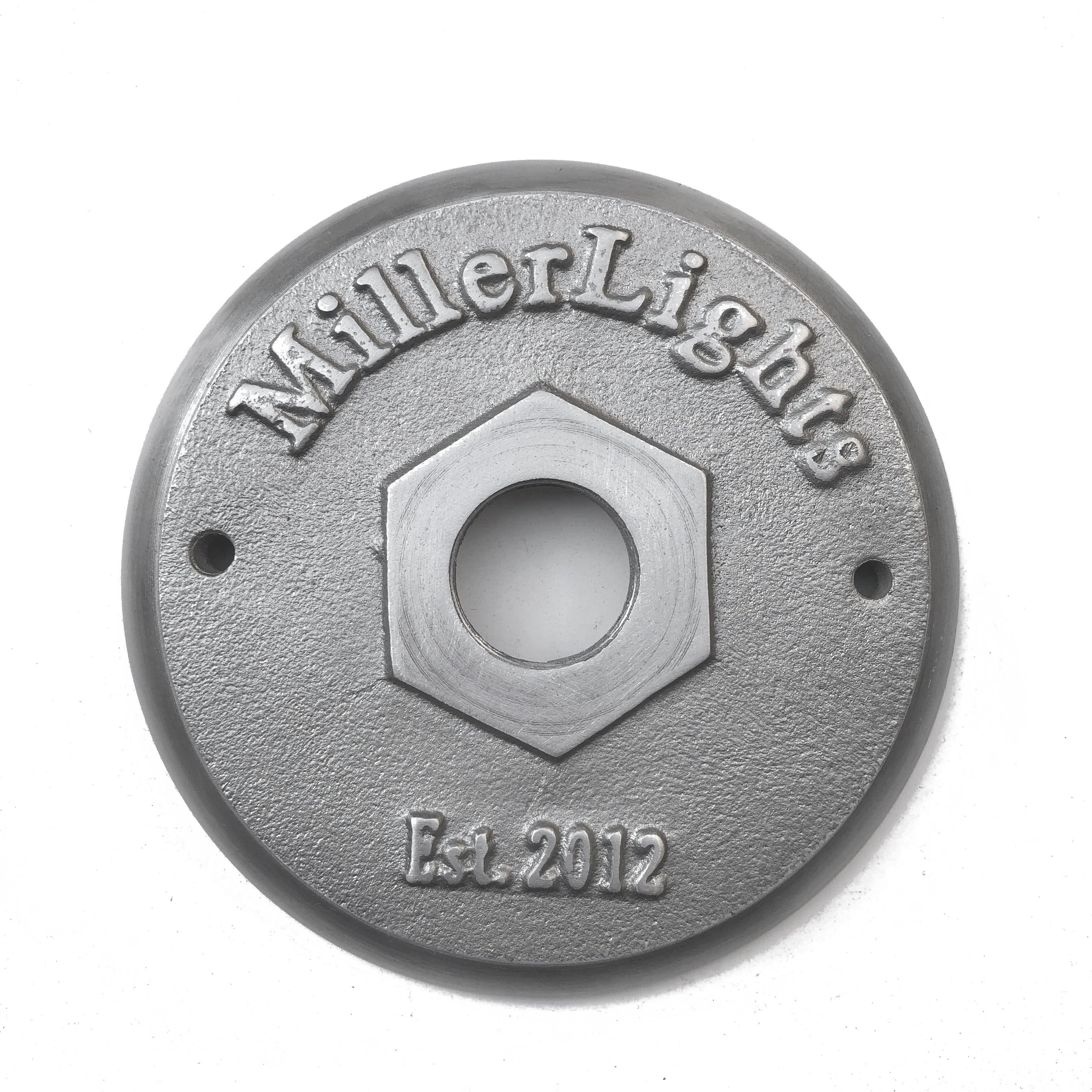 3/4" Threaded center hole