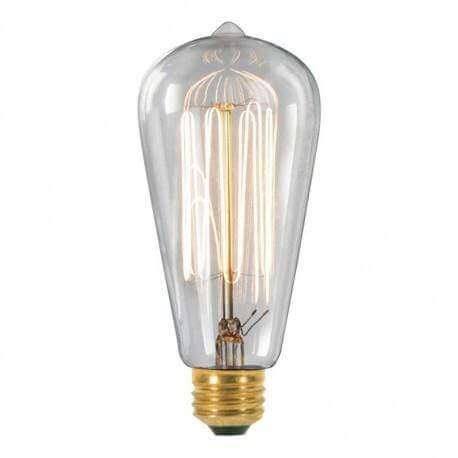 60 Watts- Clear Classic Vintage Light Bulbs ST64-120v