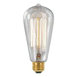 60 Watts- Clear Classic Vintage Light Bulbs ST64-120v