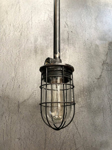 Vintage Black Pipe Pendant