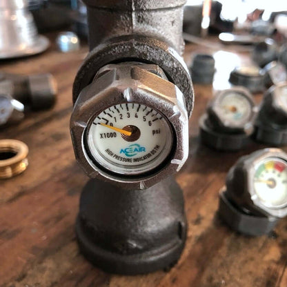 1"Gauges - Steampunk Lamp Gadgets - Manometers