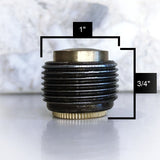 brass cap knob