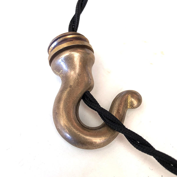 brass lamp hook ceiling loop
