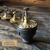 brass switch black pipe