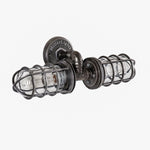 Load image into Gallery viewer, 2 lite wall sconce with distressed cages
