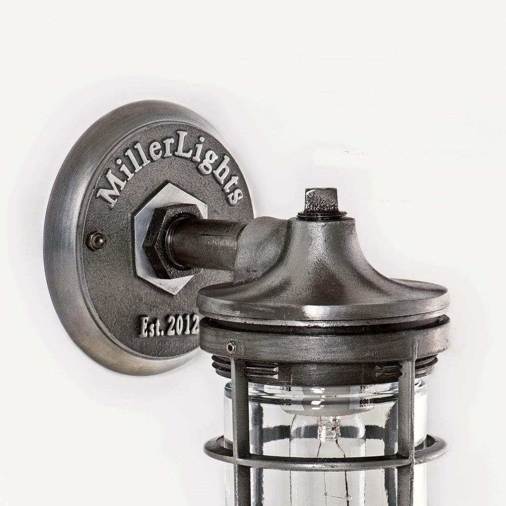 Industrial Porch Light - Cage Wall Light | MillerLights™