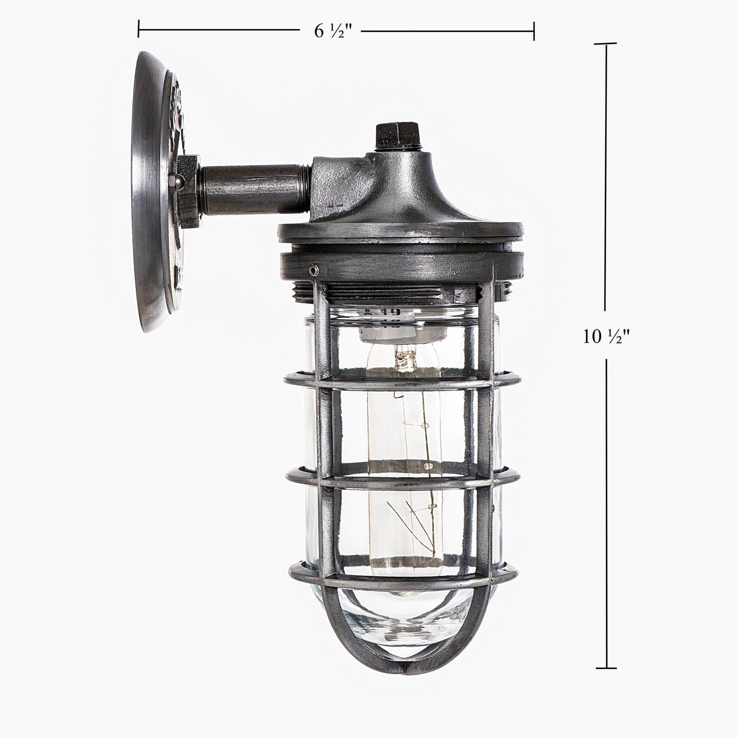 Industrial Porch Light - Cage Wall Light | MillerLights™