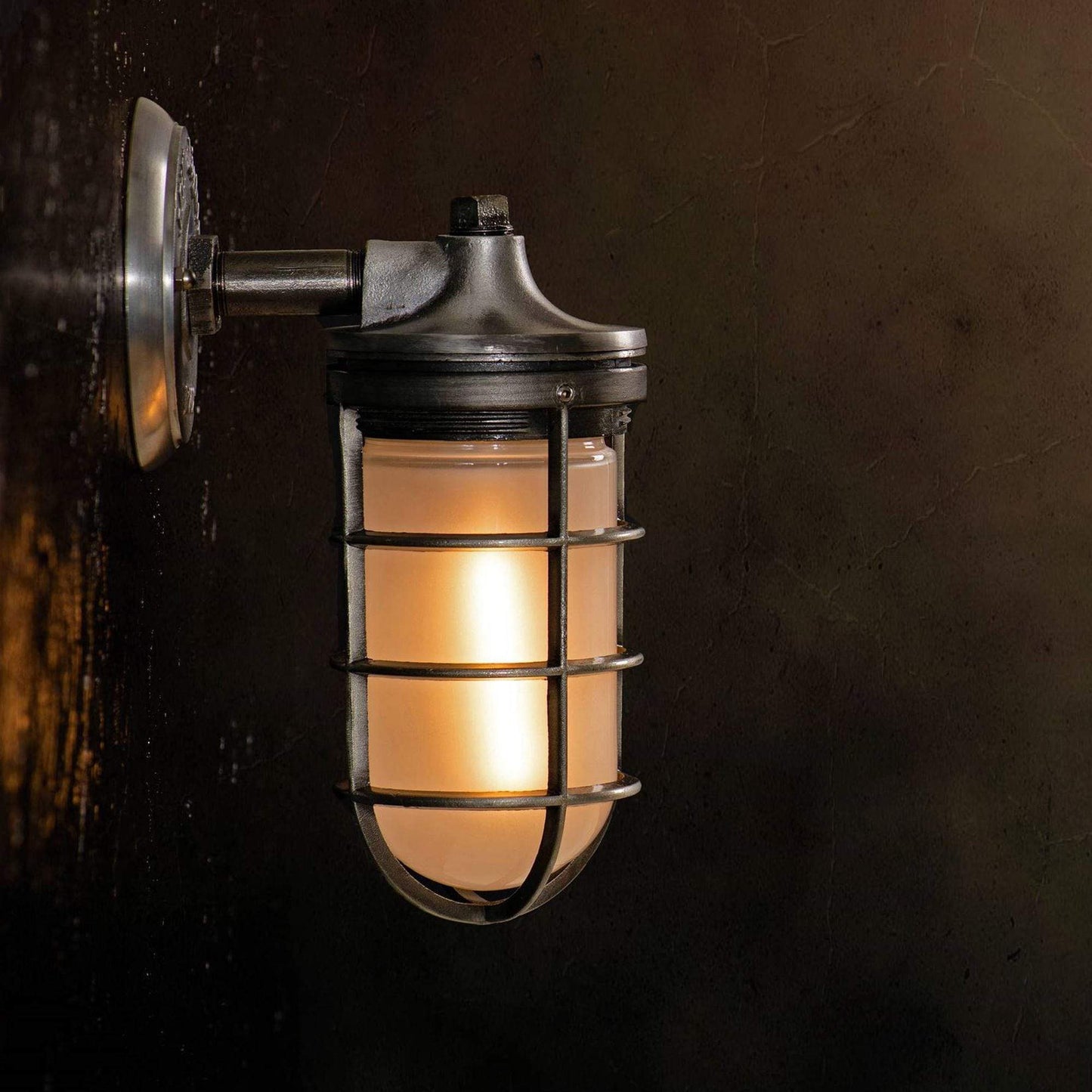 Industrial Porch Light - Cage Wall Light | MillerLights™