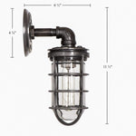 Load image into Gallery viewer, Industrial Sconce Light - Industrial Cage Light | MillerLights™
