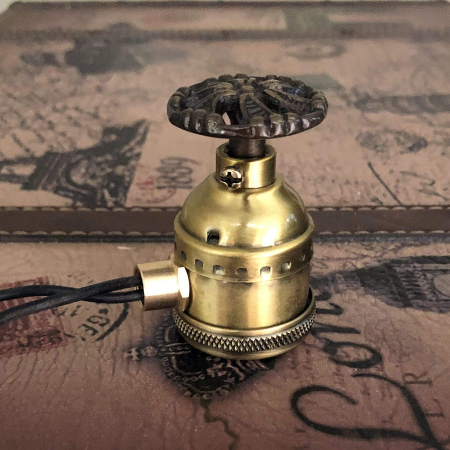 Steampunk Lamp Dimmer Switch - Antique lamp parts by MillerLight