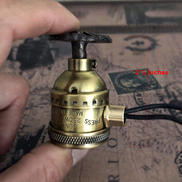Steampunk Lamp Dimmer Switch - Antique lamp parts
