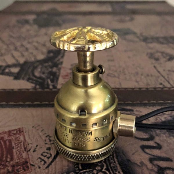 Steampunk Lamp Dimmer Switch - Antique lamp parts