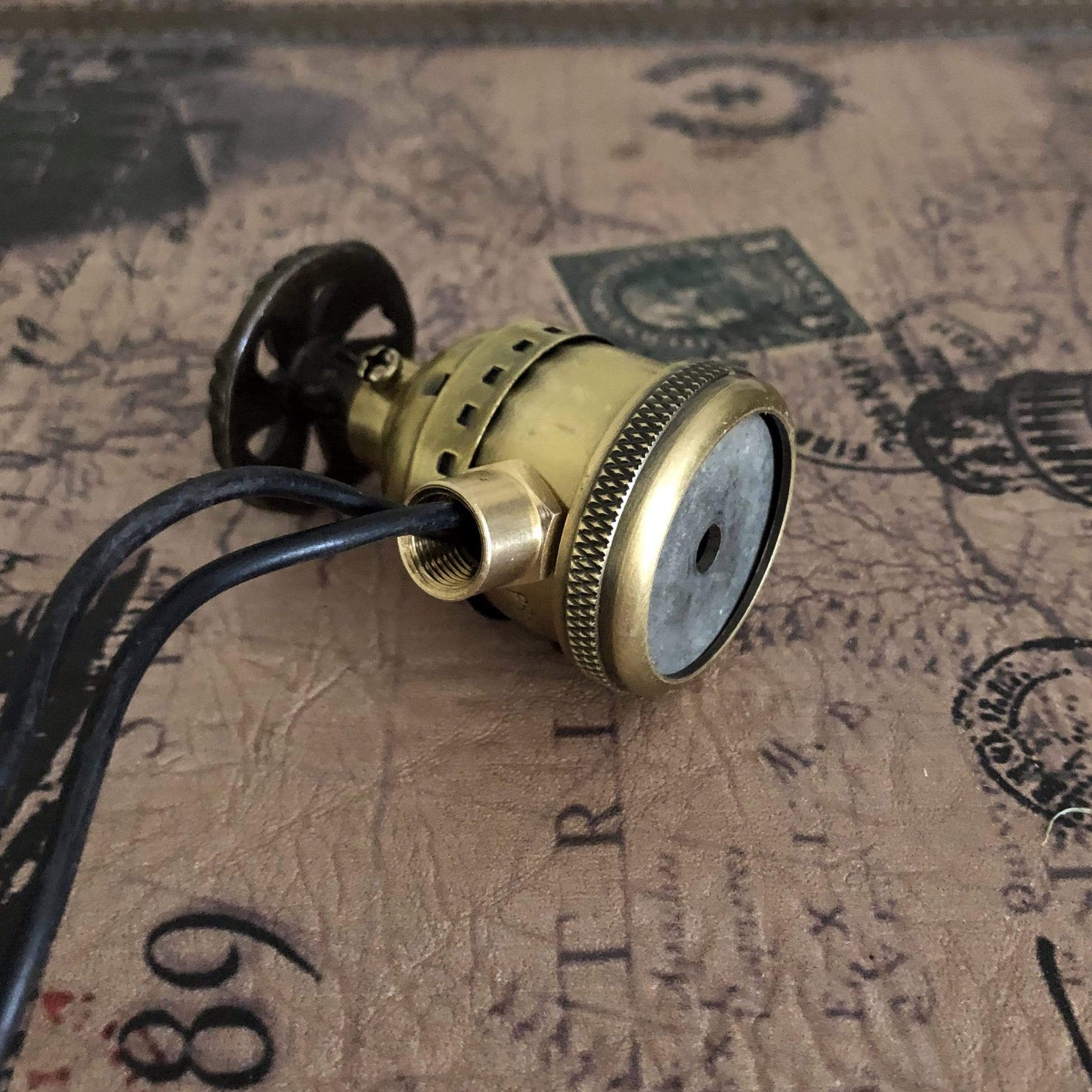 Steampunk Lamp Dimmer Switch - Antique lamp parts by MillerLight