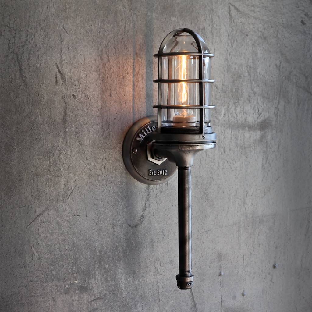 Industrial Wall Torch Sconce - The Castle Torch