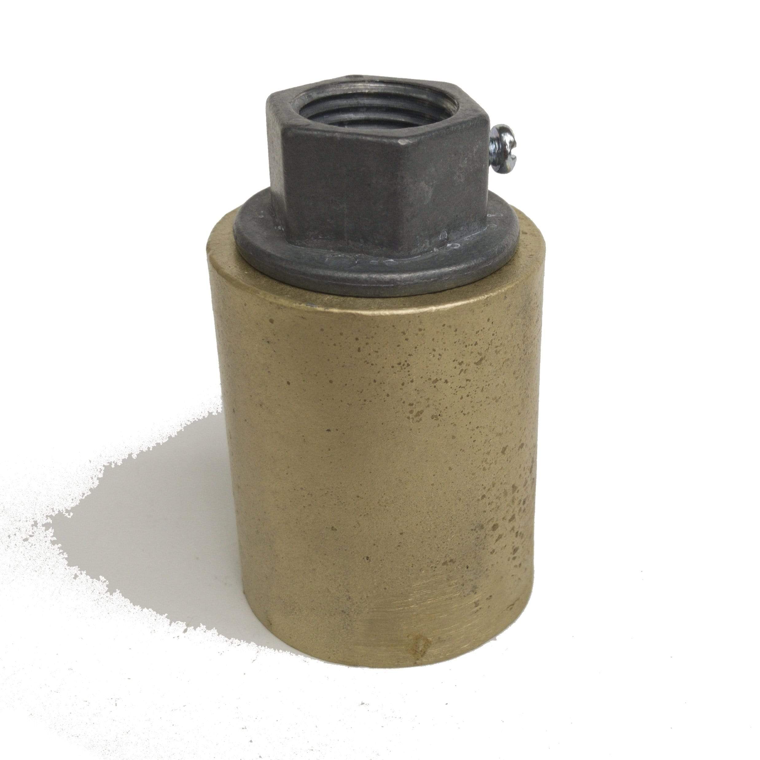 Unfinished Brass / White