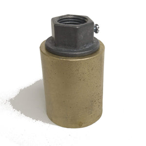 Unfinished Brass / White