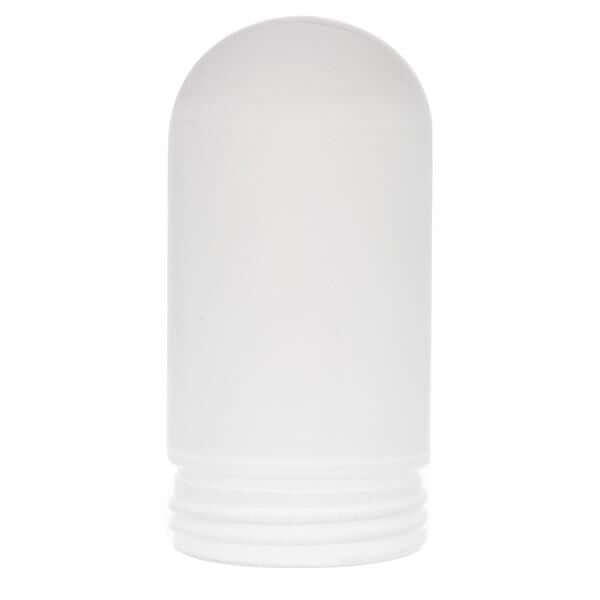 7" White Frosted Jelly Jar Glass Globe Replacement